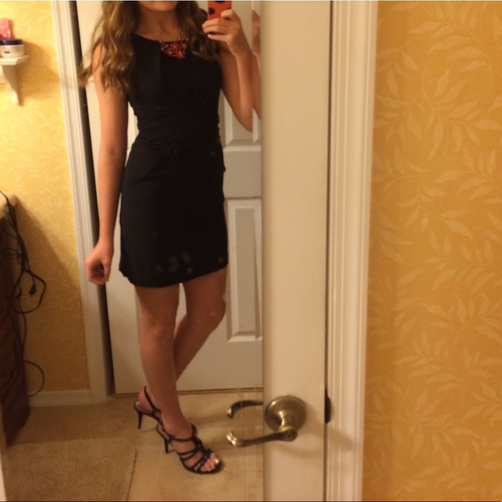 LBD pockets mini stretch business/ formal dress